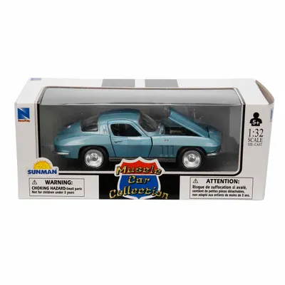 Masina metalica, New Ray, Chevrolet Corvette 66, 1:32