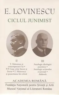 Ciclul junimist (Vol. II+III) - Hardcover - Eugen Lovinescu
