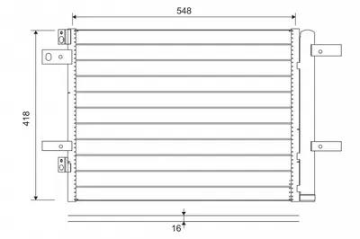 Condensator a C (cu Uscator) Potrivit Citroen C4 Grand Picasso Ii, C4 Picasso Ii, C4 Spacetourer, Grand C4 Spacetourer, Jumpy Iii, Spacetourer; Fiat Scudo; Opel Grandland Grandland X 1.2-Electric 02