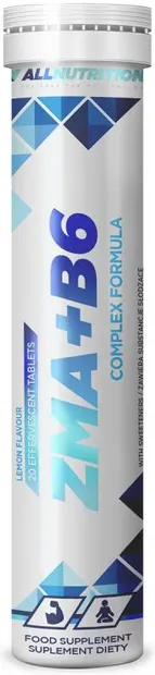 ZMA + B6, 20 tablete efervescente, AllNutrition