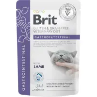 BRIT VD Gastrointestinal, Miel, dietă veterinară, plic hrană umedă fără cereale pisici, sistem digestiv, (în sos), 85g