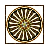 Gresie decorativa / covor ceramic Baroque 7035 120X120 (4 placi 60X60) lucioasa