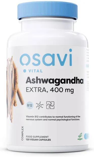 Ashwagandha Extra, 400 mg, 120 capsule, Osavi