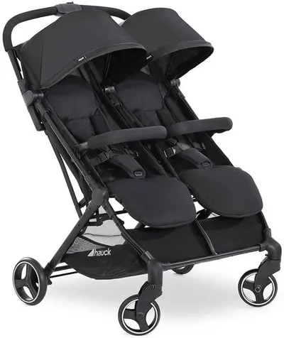 Carucior sport pentru gemeni Hauck - Swift X duo, black