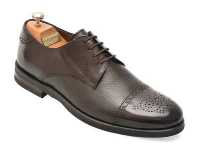 Pantofi eleganti LE COLONEL maro, 44725, din piele naturala