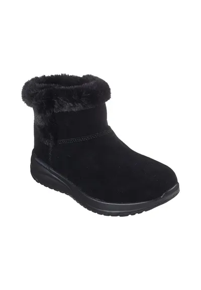 Ghete femei Skechers On-the-go Stellar - Cozy Step, Negru