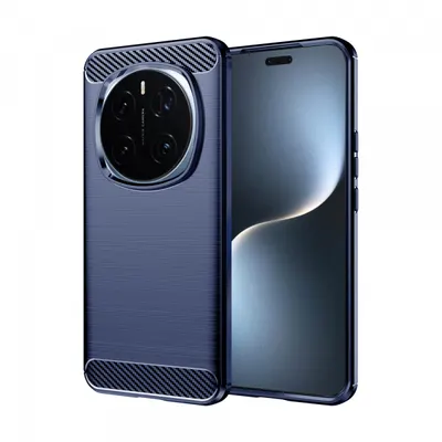Husa pentru Honor Magic7 Pro, Techsuit, Carbon, Albastra