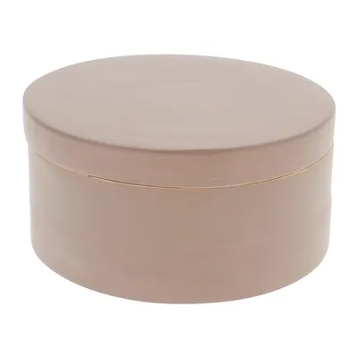 Cutie rotundă din bambus Compactor Bamboo Box, maro deschis