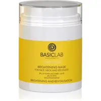 BasicLab Dermocosmetics Complementis mască iluminatoare pentru ten mat și neuniform