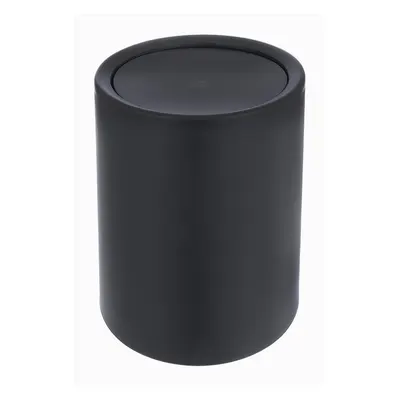 Coș de gunoi negru din plastic 6 l – Orion