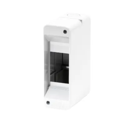 Enclosure Pre-Arranged Fpr Terminal Block - With Door - Walls With Perforation Center - 2 Module - Ip40