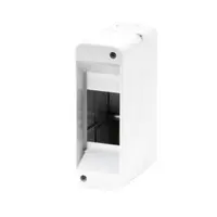 Enclosure Pre-Arranged Fpr Terminal Block - With Door - Walls With Perforation Center - 2 Module - Ip40