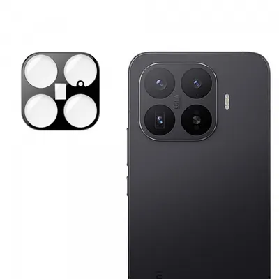 Folie de protectie Camera Spate Techsuit pentru Xiaomi 17T Pro, Sticla Securizata, Neagra