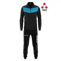 Trening unisex Givova Visa, negru/turcoaz, S