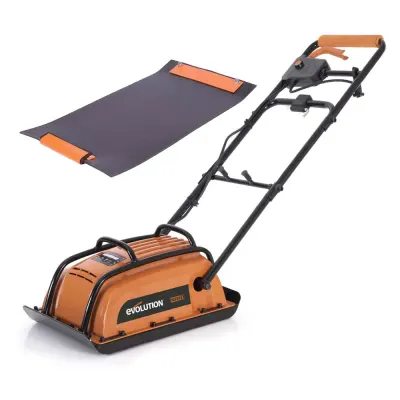 Pachet placa compactoare electrica Evolution H320-E + tampon protectie pavaj