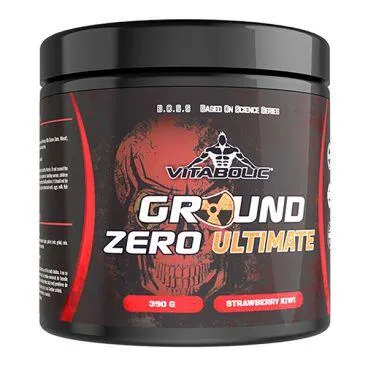 Pre Workout Ground Zero ULTIMATE Capsuni si Kiwi 390g