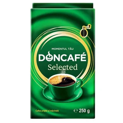 Cafea macinata si prajita Doncafe Selected, 250 g Engros