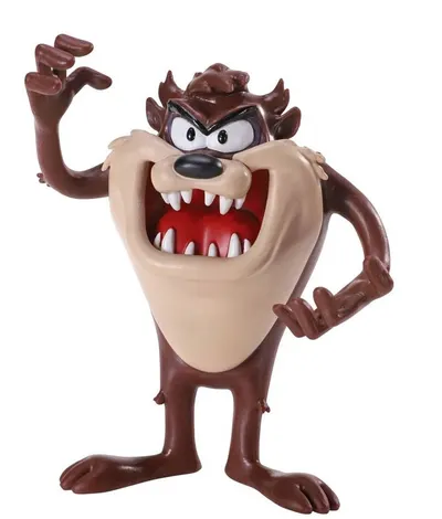 Figurina de actiune The Noble Collection Animation: Looney Tunes - Taz (Bendyfigs), 9 cm