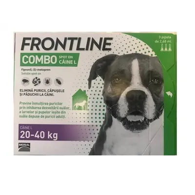 Antiparazitar caini Frontline Combo L (20-40 kg), 1 pipeta
