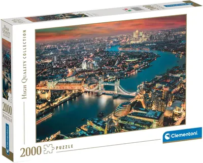 Puzzle Clementoni din 2000 piese - Vedere aeriană a Londrei