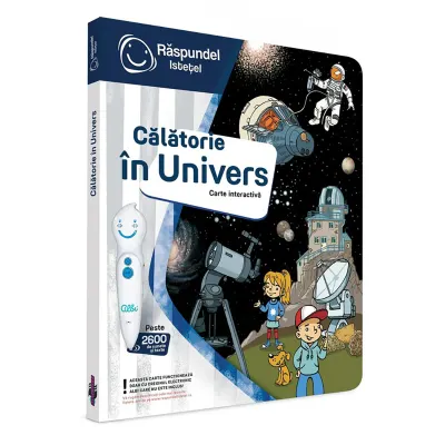 Carte interactiva, Raspundel Istetel, Calatorie in Univers