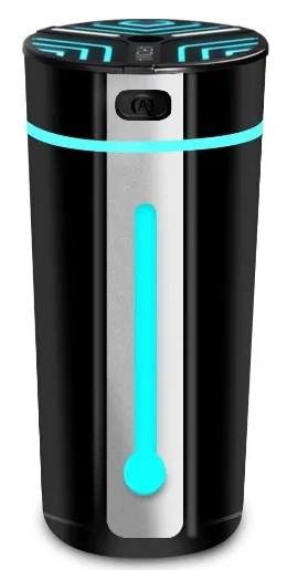Difuzor de uleiuri esentiale pentru masina cu USB si RGB 300 ml