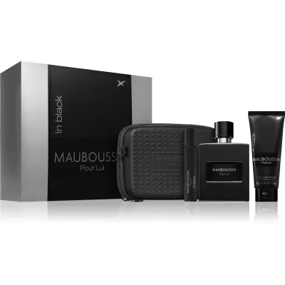 Mauboussin Prestige Set Pour Lui In Black set cadou pentru bărbați 4 buc