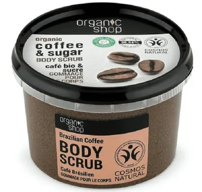 Organic Shop Scrub de corp emolient Coffee & Sugar, 250 ml