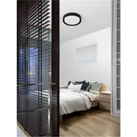 Plafoniera KOI Nisipiu Negru Aluminiu & Acrylic LED 30W 230V 1800Lm 3000K IP20