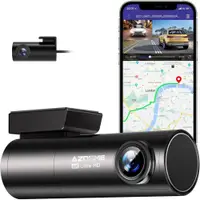 Camera auto DVR AZDOME M300S, 4K fata + 1080P spate, 5GHz WiFi, GPS, Unghi 170, comanda vocala 6973888261273