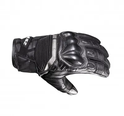 Manusi moto piele LS2 Octane, culoare negru, marime M
