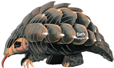 Figurină 3D de asamblat Eugy - Pangolini