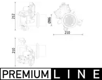 Supapa EGR (modul cu calorifer) potrivit AUDI A1; SEAT TOLEDO IV; SKODA RAPID 1.6D 11.14-12.19