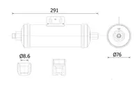 Uscator aer conditionat potrivit JOHN DEERE 6000, 7000 4045HL496-6068T 01.01-