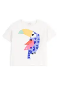 Tricou fete WC5143201TGK - Bumbac/Elastan - Alb - Alb
