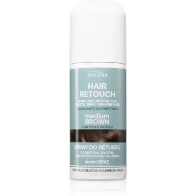 Joanna Hair Retouch Spray spray pentru acoperirea firelor albe Medium Brown 75 ml