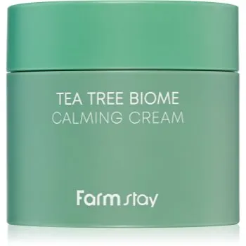 Farmstay Tea Tree Biome crema calmanta cu extract din arbore de ceai