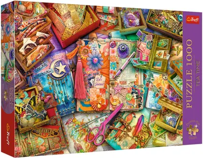 Puzzle Trefl din 1000 piese - Biroul jurnalistului