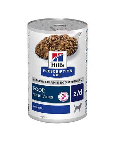 HILL'S Prescription Diet Canine z/d Food Sensitivities 9+3 CADOU hrană umedă dietetică câini, pentru intoleranțe alimentare