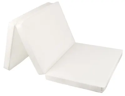 Saltea pliantă KikkaBoo - 59 x 118 x 55 cm, gri deschis