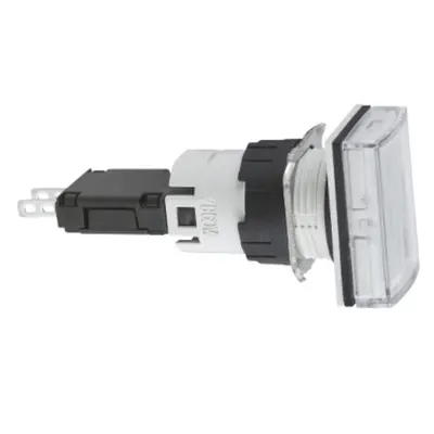 Lampa Pilot Dreptung. Ø 16, Alb, Led Integral, 24 V, Conectori Faston