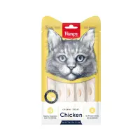 WANPY Creamy Treat, Pui, punguță recompense pisici, (piure), 70g