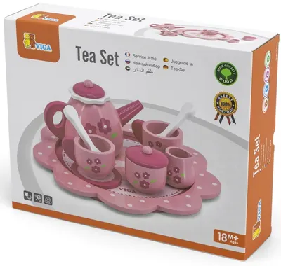 Set de ceai Viga, roz