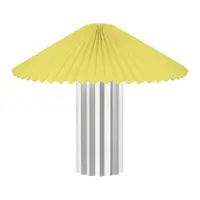 Veioză galbenă-argintie cu intensitate reglabilă cu abajur textil (înălțime 36 cm) Taite – Blomus