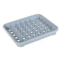 Scurgător de vase gri din plastic 38x33,5 cm Eco Range – Addis