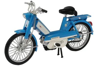 Model de colecție NOREV Motociclete: Peugeot 103 (Albastru) (1972)