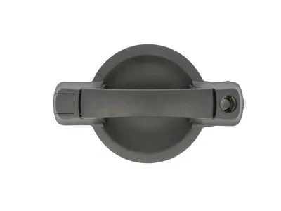 Maner usa glisanta Stanga Spate potrivit FIAT DOBLO I 2001-2010 - (exterior, cu gaura pentru incuietoare; negru)