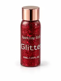 Sclipici pentru par si corp, Cosmetic Body Glitter Fuchsia 30ml