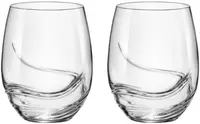 Pahare de băuturi răcoritoare și whisky Bohemia Crystalex - Turbulence Crystalex, 500 ml, 2 buc