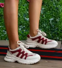 Sneakers dama Iman Bej 3